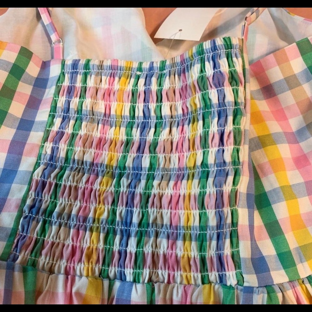 J.Crew Spring Summer gingham Dress - Picture 3 of 4
